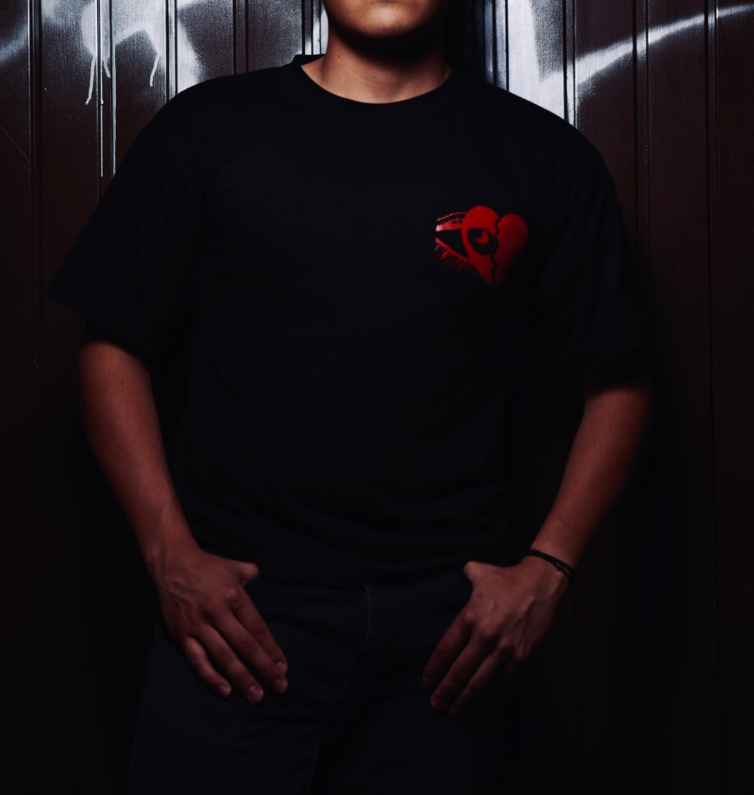 Camisa oversize "Track list red"