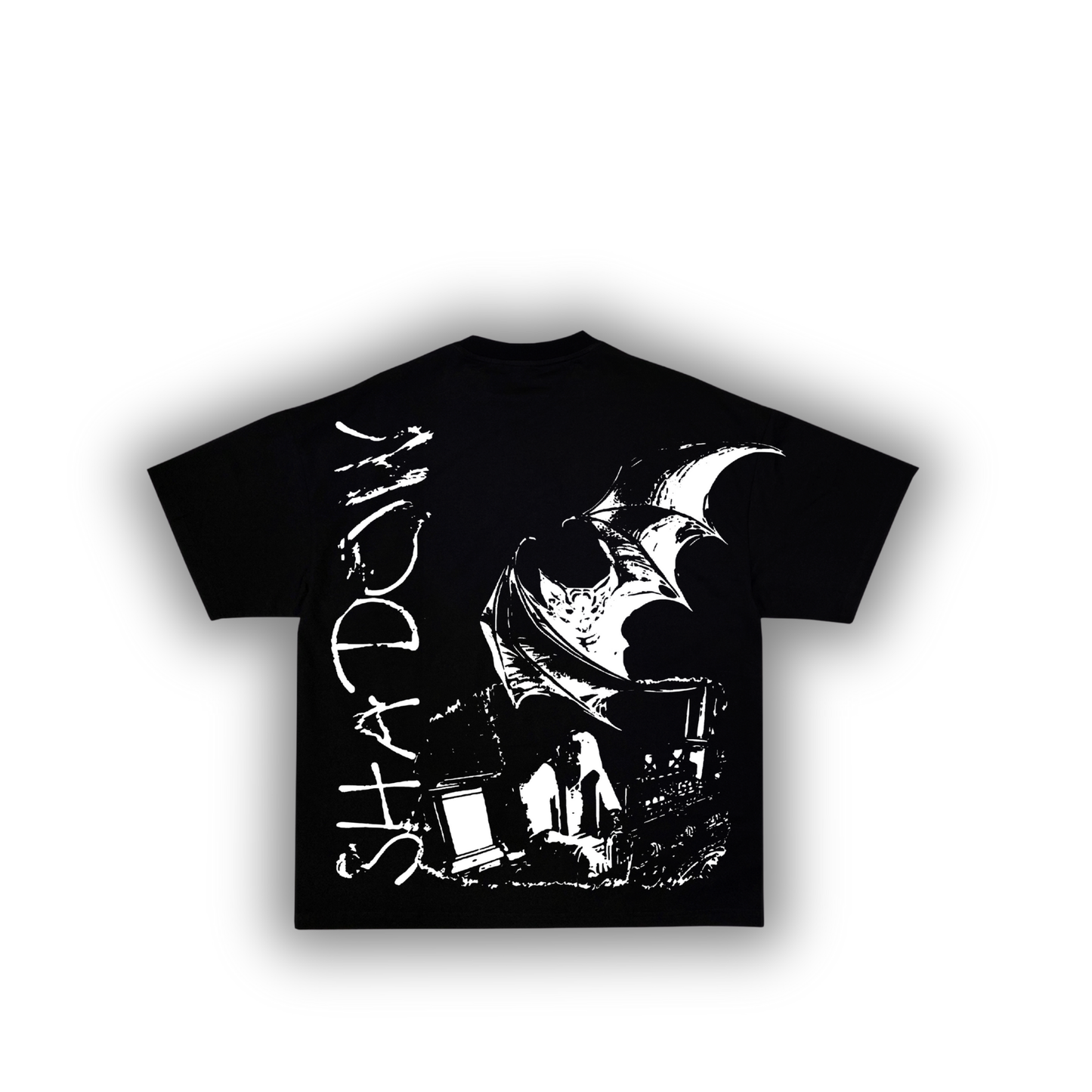 Playera corte oversize TOTAL BLACK