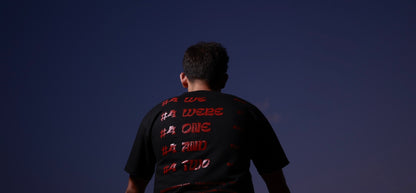 Camisa oversize "Track list red"