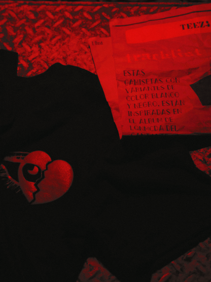 Camisa oversize "Track list red"